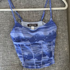 Urban Outfitters Purple Corset Style Top